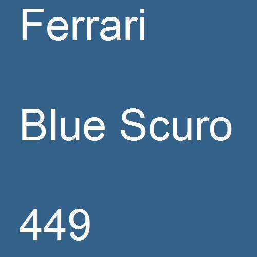 Ferrari, Blue Scuro, 449.